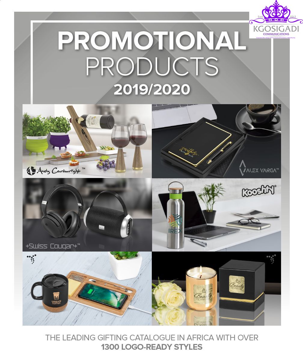 Kgosigadi Communications Promotional Products Catalogue
